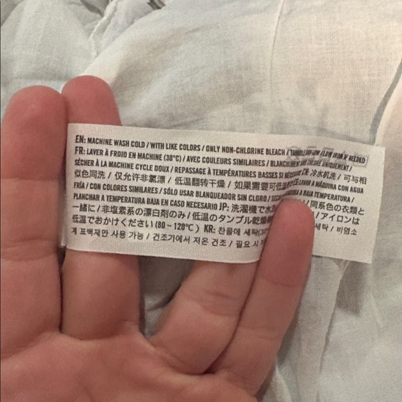 Abercrombie Tiered Tie Strap Maxi Dress in Blue Print SZ M EUC - Picture 6 of 6